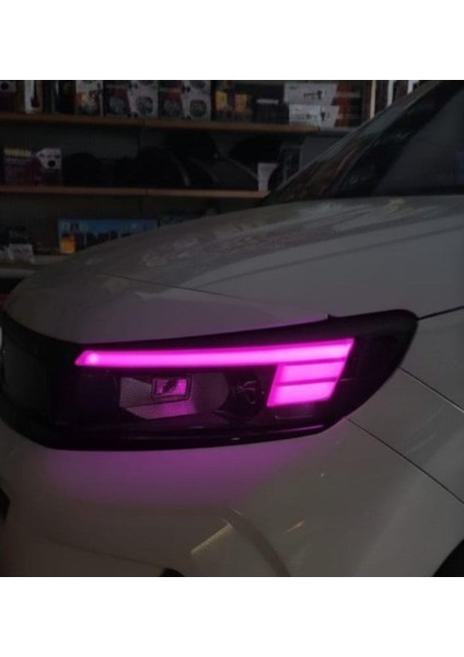 Opel Combo Gündüz Farı Sticker Seti Mor 2024- fiyatları