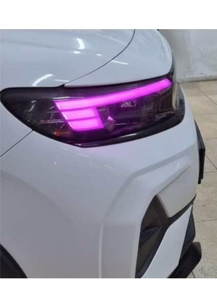 Opel Combo Gündüz Farı Sticker Seti Mor 2024- fırsatları