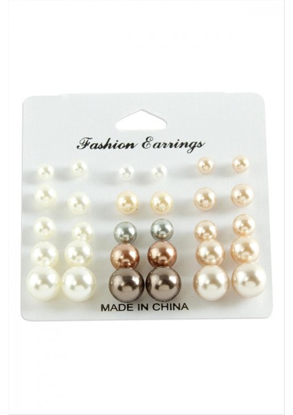 Kartlı Inci Küpe 30 Adet