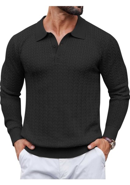 Metropol %100 Pamuk Polo Yaka Erkek Triko Kazak fırsatları