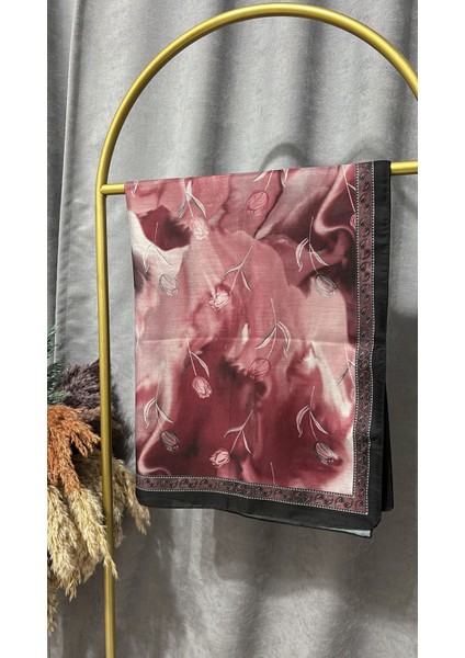 Çiçek Desen Pamuklu Şal