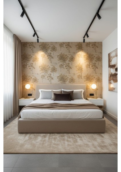 Ithal 16M2 Duvarkağıdı 3boyutlu Çiçek Desen Simli Silinebilirr fiyatları