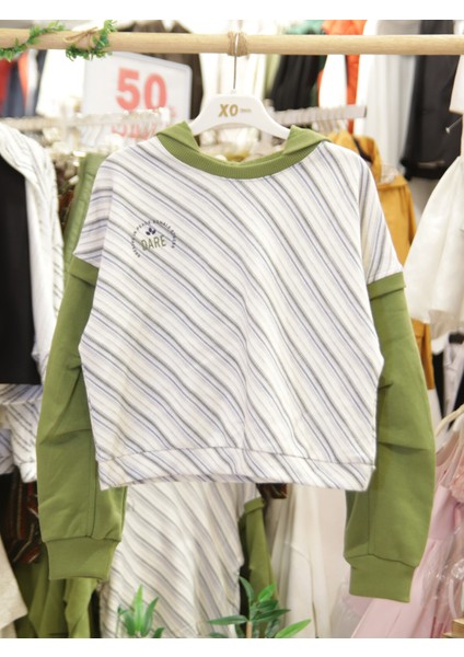 Kız Çocuk Sweatshirt 8-14 Yaş 37307 modelleri