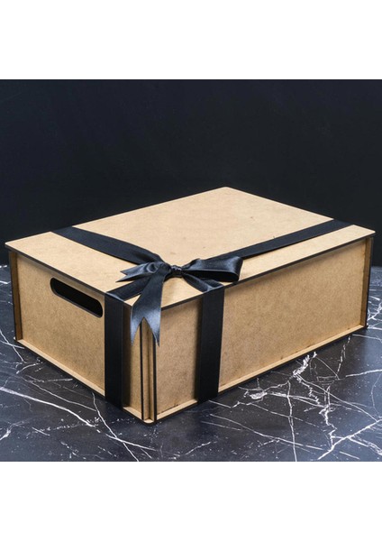 Vıp Ahşap Kutulu Hediye Seti 8695-19