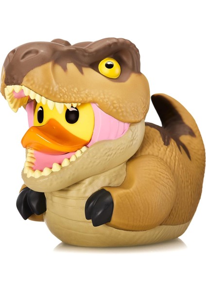 Jurassic Park Boxed T-Rex Lisanslı Cosplay Ördek Collectible Figür modelleri