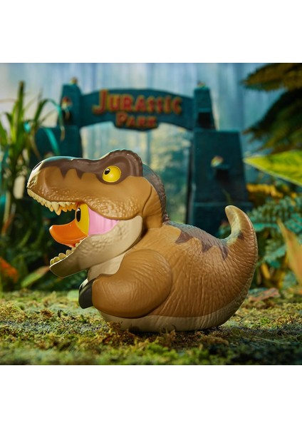 Jurassic Park Boxed T-Rex Lisanslı Cosplay Ördek Collectible Figür