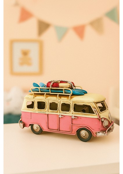 Dekoratif Metal Pembe Minibüs fiyatları