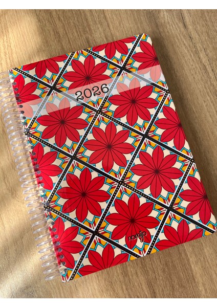 2026 Ajanda A5 Boyut Desenli