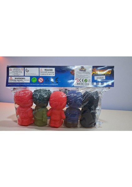 Pasifik Vinil 2084 Süper Kahramanlar 5 Kahraman 3+ modelleri