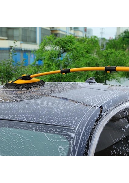 Teleskopik Saplı Kuru Islak Oto Yıkama Fırçası fırsatları