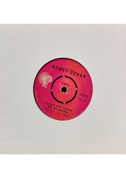 Ahmet Özhan – Bak Yeşil Yeşil / Içimde Kim Vardır Bir Bilebilsen 45'lik fiyatları