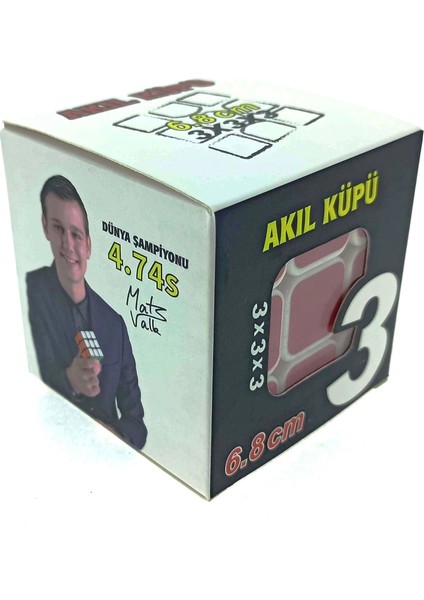 Beyaz Zemin Üzeri Renkli Zeka Küpü 3X3X3-6,8 cm fiyatları