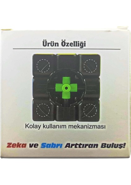 Beyaz Zemin Üzeri Renkli Zeka Küpü 3X3X3-6,8 cm modelleri