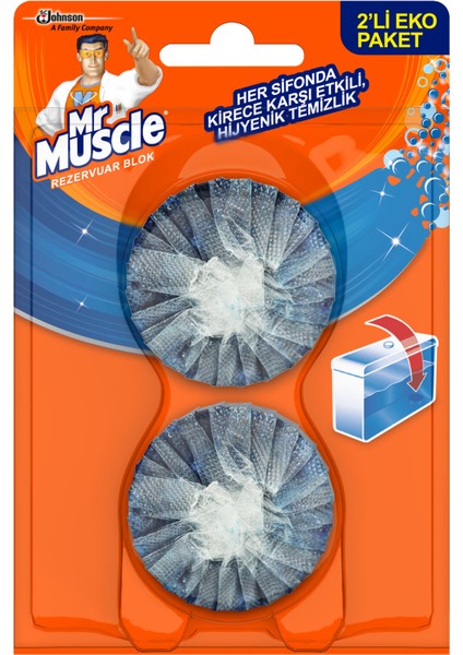 Mr. Muscle Rezervuar Blok 2 x 50 G