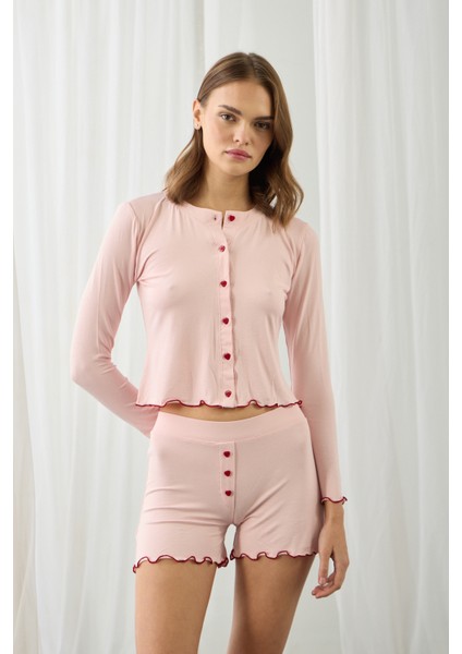 Amour Kalpli Şort Takım