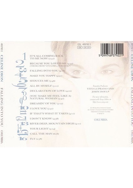Dikkat CD Celine Dion – Falling Into You CD fiyatları