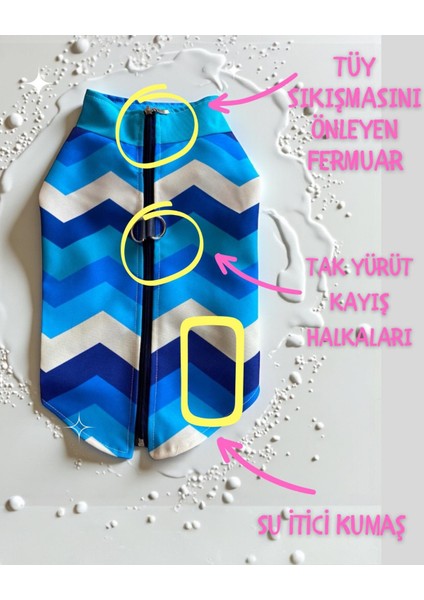 Surf Rain Küçük Köpek Yağmurluk Ceket fırsatları