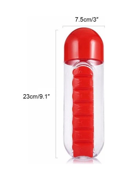 Pillbox Su Matarası