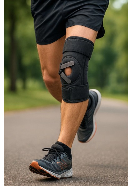 Ayarlanabilir Patella Destekli Ligamentli Menüsküs Çapraz Bağ Koruma Spor Koşu Için Silikonlu Dizlik fırsatları