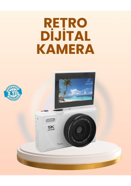 Taşınabilir 5k UHD Fotoğraf ve Video Otofokus Wifi