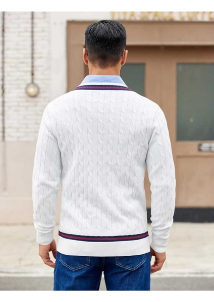 Alex %100 Pamuk V Yaka Triko Kazak fiyatları