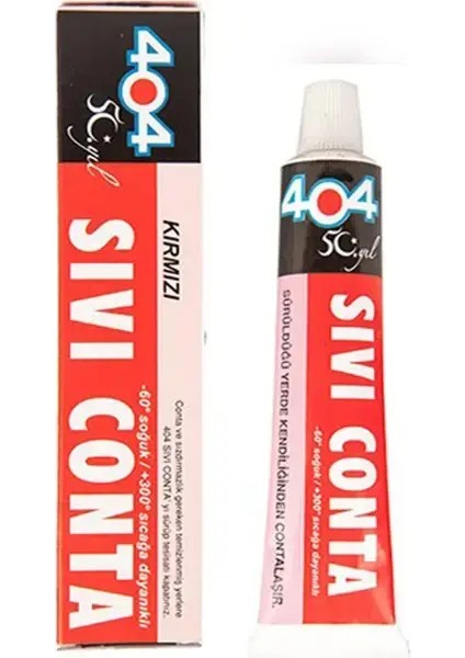 Sıvı Conta Kırmızı Yüksek Isıya Dayanıklı 45GR