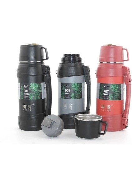 Paslanmaz Çelik Çift Katmanlı Termos 1.6 Lt ALK2313