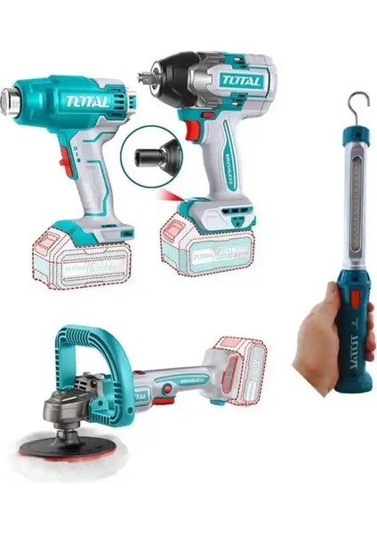 Akülü 4 Parça El Aleti Seti TOSLI241182E