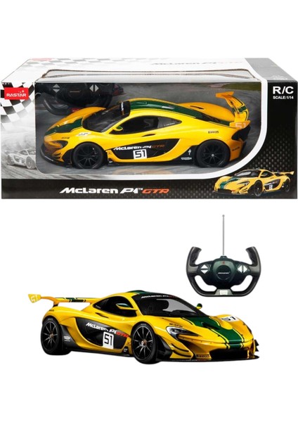 Sunman Rastar Kumandalı Araba 75000 Mclaren P1 Gtr F/f R/c 2.4ghz 1:14 Işıklı 6+
