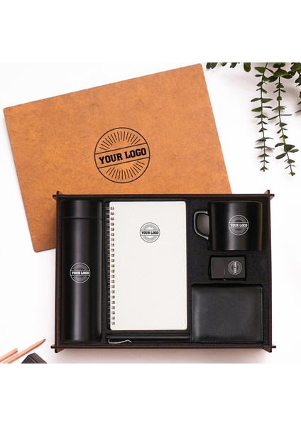 Vıp Ahşap Kutulu Kurumlara Özel Hediye Seti 3626-02