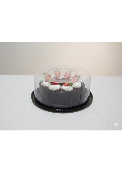 Kek Saklama Kabı 50 Adet Kapaklı (BÜYÜK-30CM 11CM YÜK./DÜZ-30CM 6cm YÜK./ORTA-26CM 11CM Yük.)