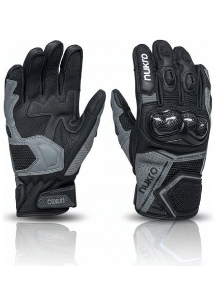 Draven 3 Mevsim Deri Eldiven – Gri