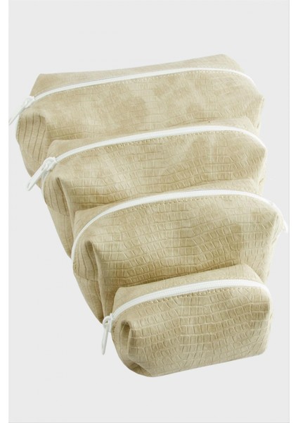 Ieg 4 Adet El Tutmalı Makyaj Çantası