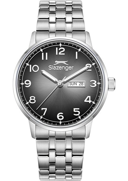 SL.09.2560.2.01 Erkek Kol Saati – 43 mm – Çelik Kasa – Silver Çelik Kordon – Füme Sunray Kadran