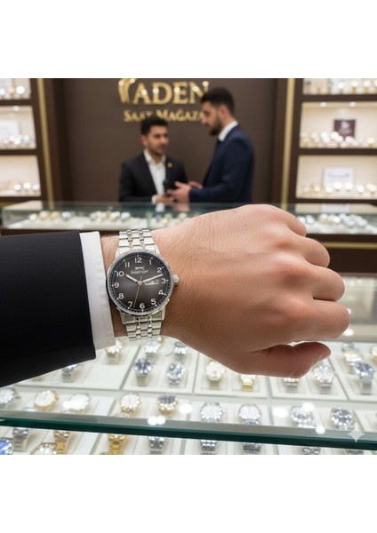 SL.09.2560.2.01 Erkek Kol Saati – 43 mm – Çelik Kasa – Silver Çelik Kordon – Füme Sunray Kadran fiyatları