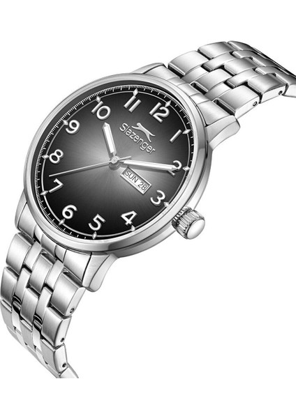 SL.09.2560.2.01 Erkek Kol Saati – 43 mm – Çelik Kasa – Silver Çelik Kordon – Füme Sunray Kadran modelleri