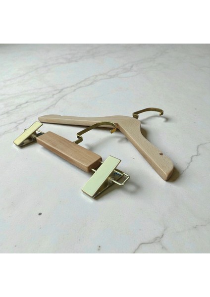 Ahşap Çocuk Elbise Gömlek Pantolon Askısı Bebek Askısı Kıyafet ve Elbise Askısı Alt Üst Set 10 Adet 1.kalite fiyatları