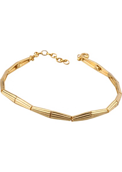 Şık Gümüş Bileklik – 925 Ayar, Minimal Tasarım, Ayarlanabilir, 18+3 cm (MS3804)