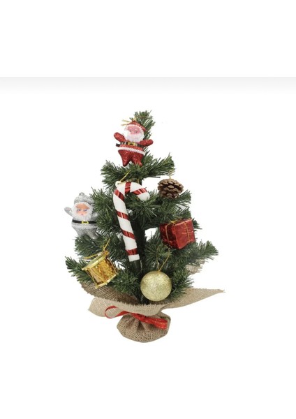 40 cm Yeşil Yılbaşı Çam Ağacı, Süslü ve Şık Dekoratif Ağaç fiyatları