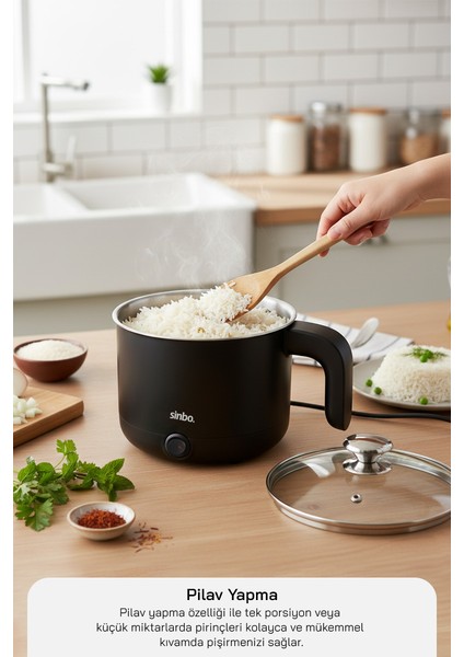 SCO-5067 Çok Fonksiyonlu Buharlı ve Yağda Pişirme Özellikli Elektrikli Pişirici fırsatları