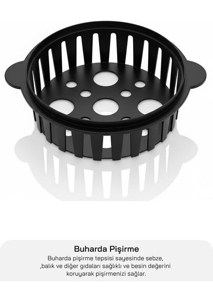 SCO-5067 Çok Fonksiyonlu Buharlı ve Yağda Pişirme Özellikli Elektrikli Pişirici