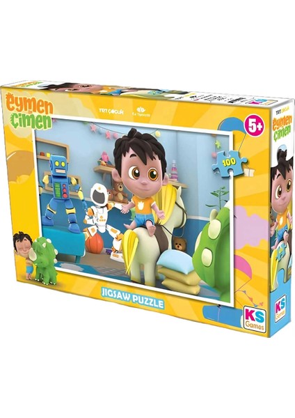 Nessiworld Games Eymen ile Çimen 100 Parça Puzzle