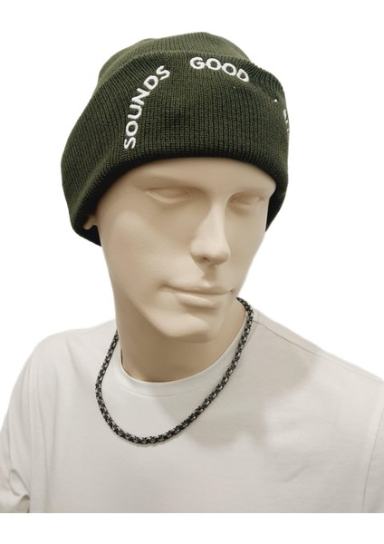 JTAW25BRE1658 Micro Örme Yazılı Haki %100 Akrilik Janti Bere modelleri