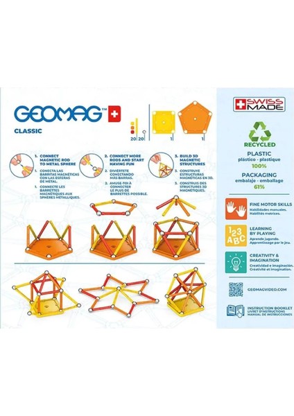 Geomag Classic Manyetik Zeka Oyunu 42 Parça fiyatları