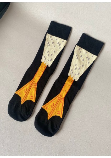 2’li Kuş Ayağı Desenli Unisex Soket Çorap Seti – Ördek & Kuş Pençesi Tasarım (1 Çift + 1 Çift)
