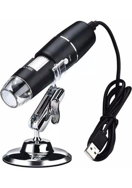 8ledli 1600X Zoom Dijital Taşınabilir USB Mikroskop