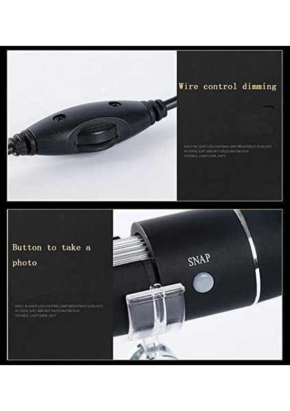 8ledli 1600X Zoom Dijital Taşınabilir USB Mikroskop fırsatları