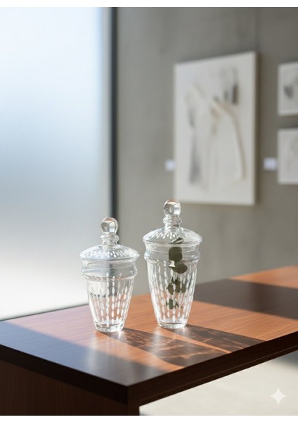 2'li Kristal Cam Kavanoz fiyatları