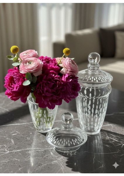 2'li Kristal Cam Kavanoz fırsatları