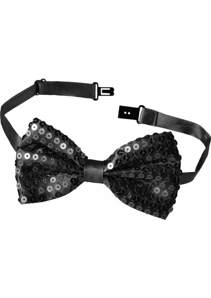 Ieg Siyah Payetli Pullu Papyon modelleri